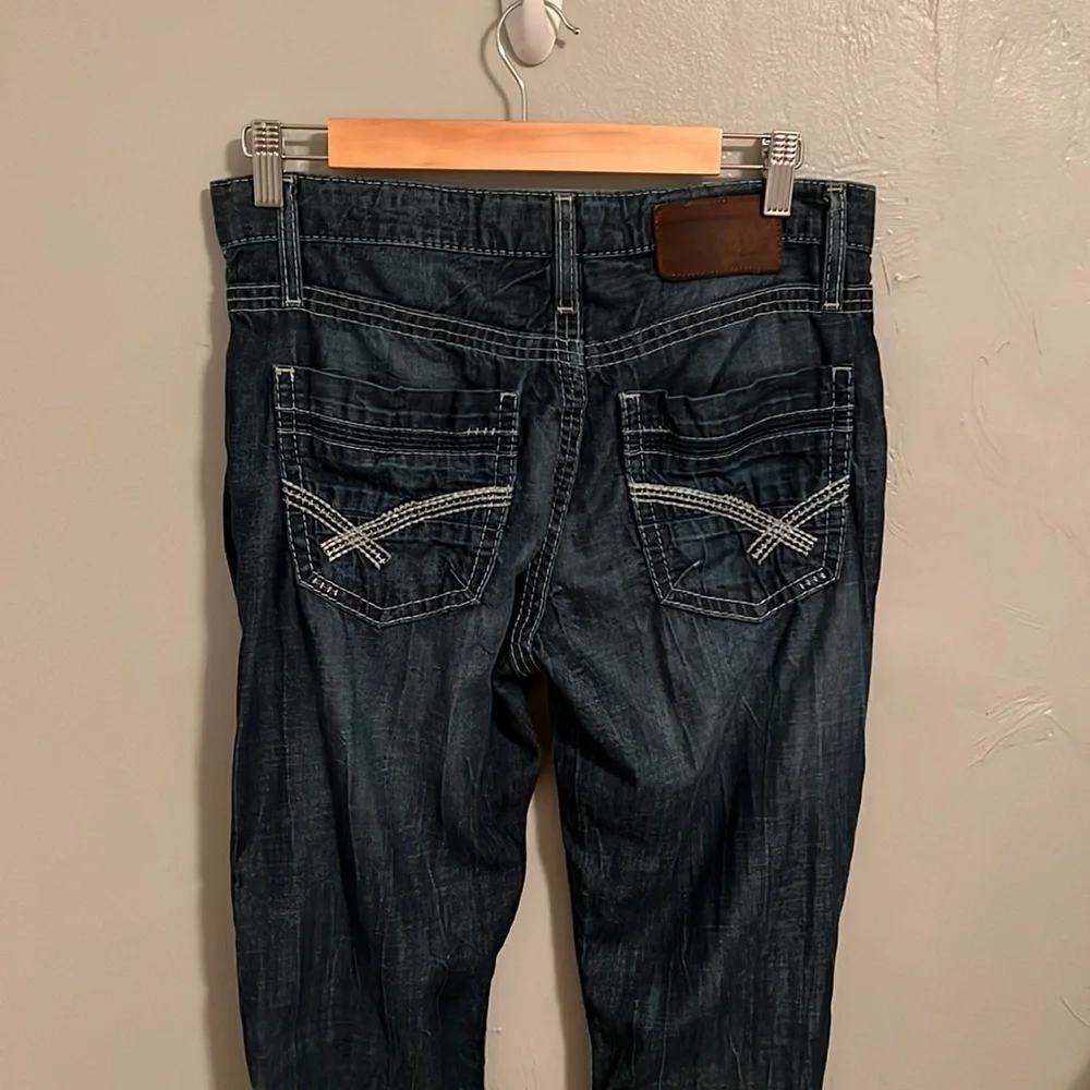 BKE Jake straight leg dark wash jeans